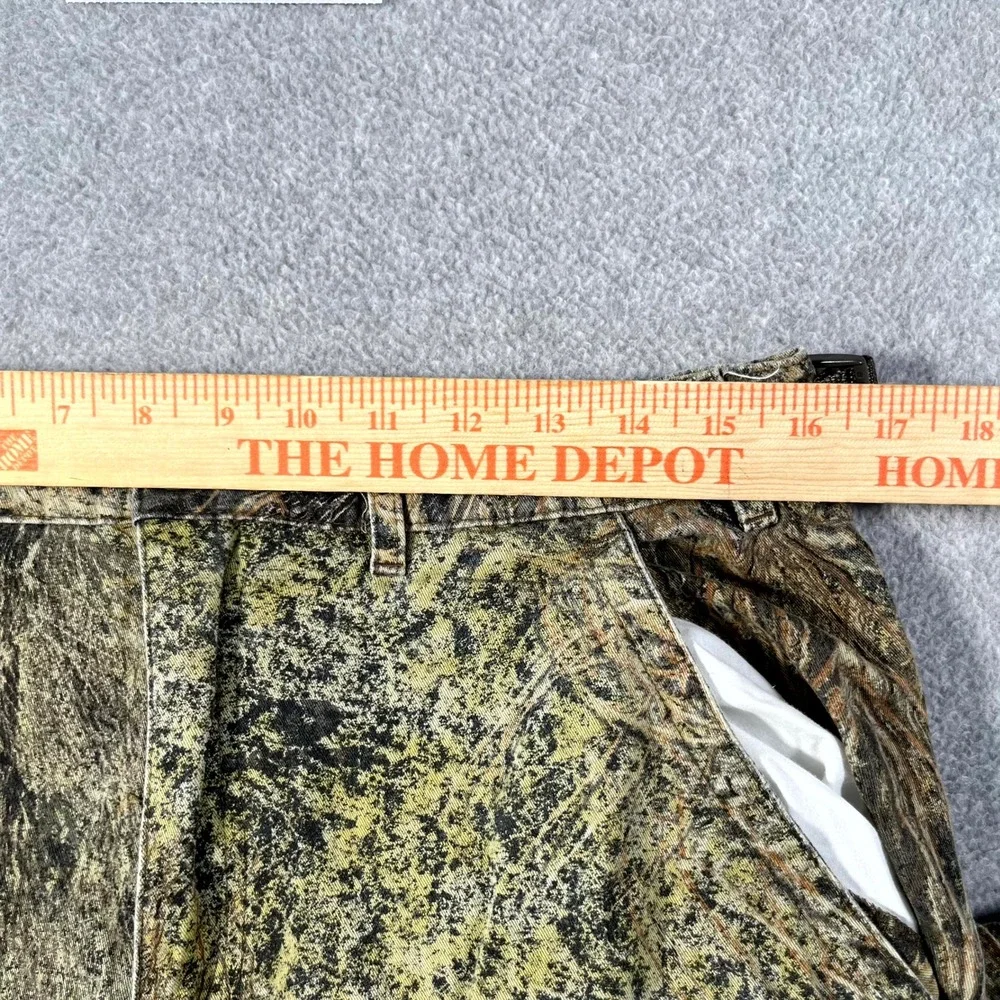 Game Winner Cargo Pants Mens Medium Multicolor Camotree Cotton Hiking Camping